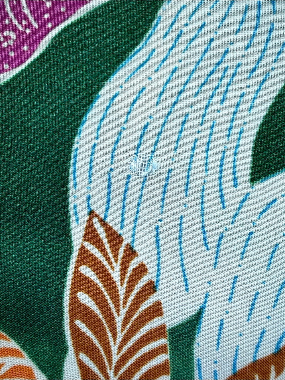 Scotch & Soda Floral Camp Shirt Green Jungle Print Medium - Picture 6 of 7